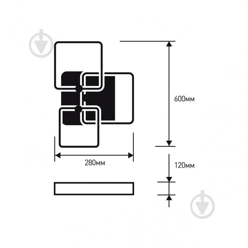 Люстра потолочная Eurolamp без цоколя белый LED-LS-65-M23(white) - фото 3