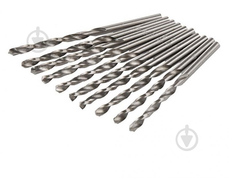 Свердло по металу MasterTool HSS 1,0x34 мм White 1 шт. 10-1010 - фото 1 Свердло по металу MasterTool HSS 1,0x34 мм White 1 шт. 10-1010 - фото 1