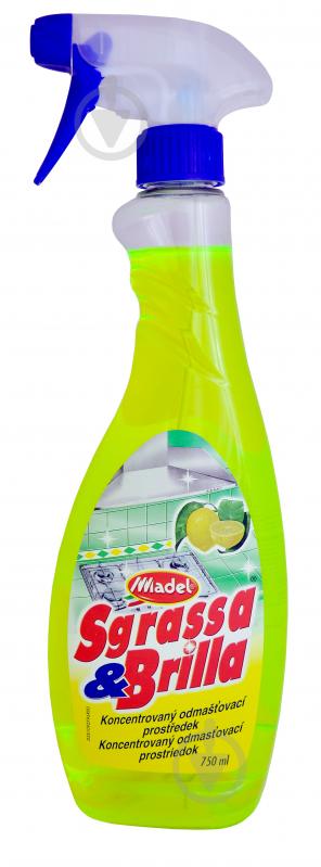 Знежирювач для кухні Madel Sgrassa e Brilla Sgrassatore Limone 0,75 л - фото 1