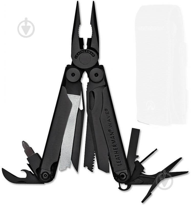 Мультиинструмент Leatherman Wave-Black-Molle 831331 - фото 1 Мультиинструмент Leatherman Wave-Black-Molle 831331 - фото 1