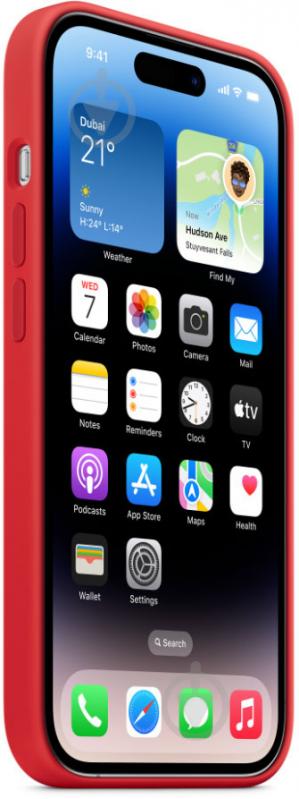 Чохол Apple Silicone Case with MagSafe для iPhone 14 Pro (product) red (MPTG3ZM/A) - фото 3