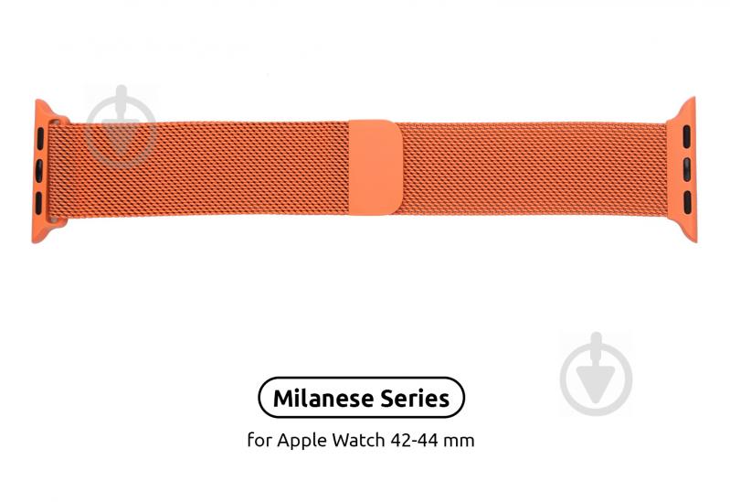 Ремінець Armorstandart Milanese Loop Band для Apple Watch All Series 42/44 mm orange ARM55249 - фото 2