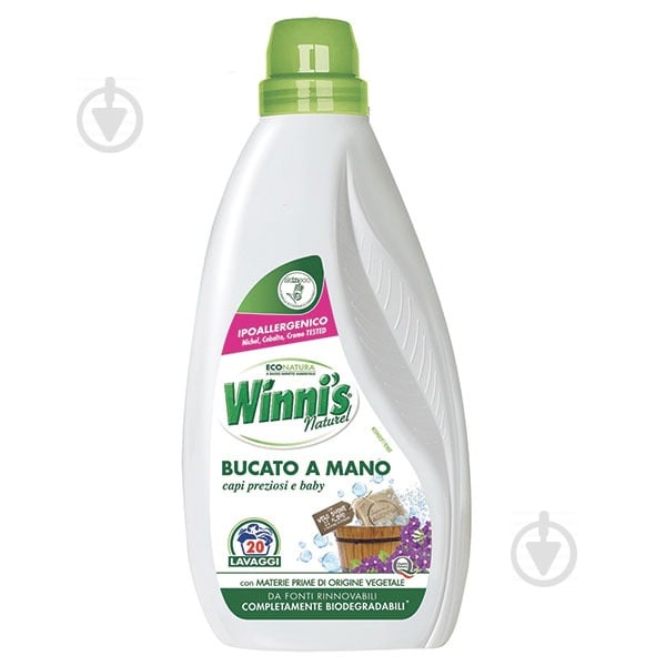 Гель для ручной стирки Winni’s naturel Lavatrice Bucato a Mano 0,75 л - фото 1