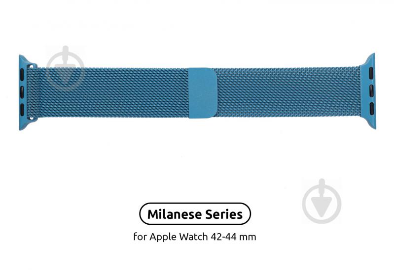 Ремешок Armorstandart Milanese Loop для Apple Watch All Series 42/44 mm porcelian blue ARM55265 - фото 2