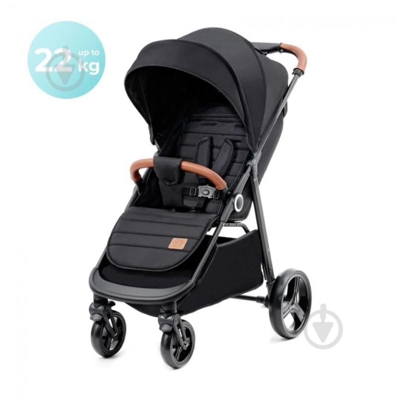 Коляска прогулочная Kinderkraft Grande Plus Black KSGRAN00BLK0000 - фото 5