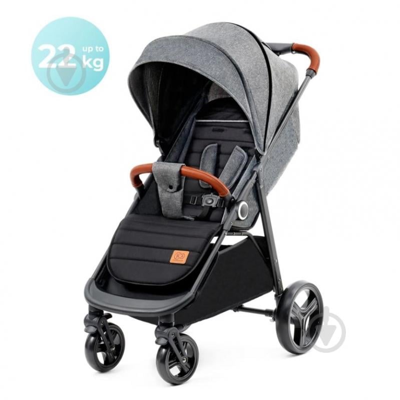 Коляска прогулянкова Kinderkraft Grande Plus Grey KSGRAN00GRY0000 - фото 6