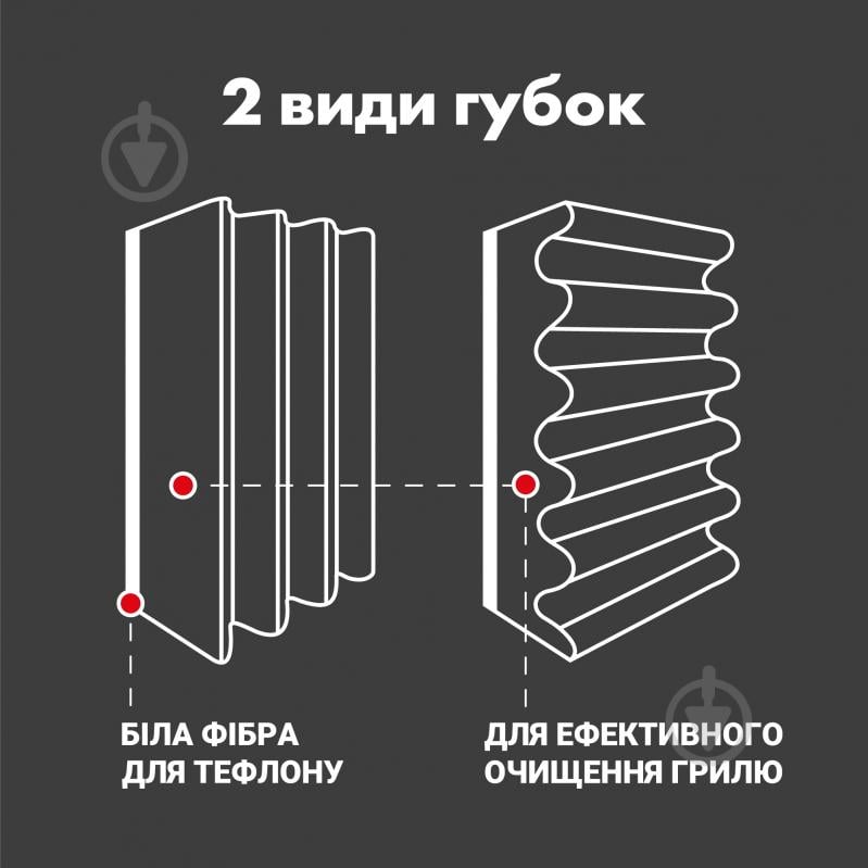 Губка универсальная Chisto Protector 4 шт. - фото 4