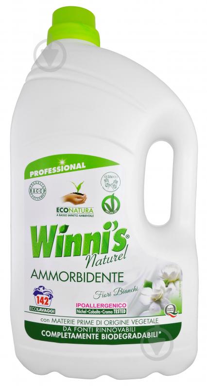 Кондиционер-ополаскивателькондиционер-ополаскиватель Winni’s naturel Ammorbidente Fiori Bianchi 5 л - фото 1