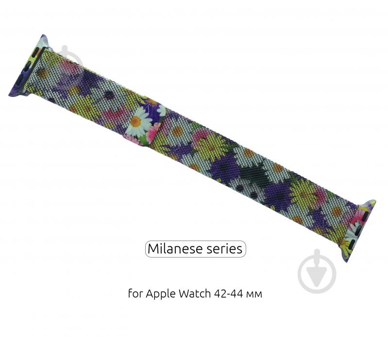 Ремешок Armorstandart Milanese Loop для Apple Watch All Series 42-44 mm flower daisy ARM52966 - фото 2