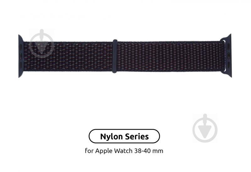 Ремінець Armorstandart Nylon Band для Apple Watch 38/40 mm indigo ARM57853 - фото 2