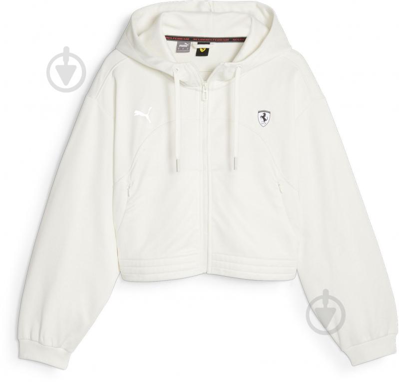 Джемпер Puma FERRARI STYLE HDD SWEAT JACKET WMN 62099205 р.XL бежевый - фото 1