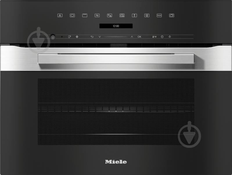 Вбудовувана мікрохвильова піч Miele H 7240 BM Clean steel - фото 1