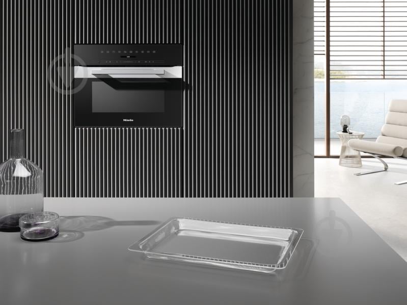 Вбудовувана мікрохвильова піч Miele H 7240 BM Clean steel - фото 3