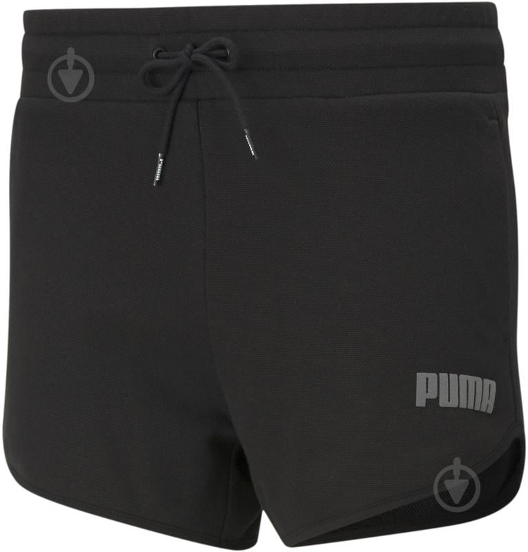 Шорти Puma Modern Basics High Shorts 58593601 р. XS чорний - фото 2