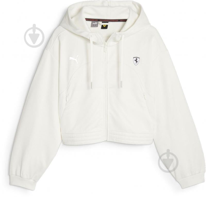 Джемпер Puma FERRARI STYLE HDD SWEAT JACKET WMN 62099205 р.XS бежевый - фото 1