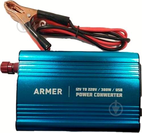 Преобразователь напряжения ARMER ARM-PI300 12V-220V 300W USB - фото 4