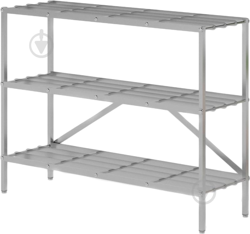 Подставка для обуви Aluint AS 1-02 254x897x645 мм серый (AS1-02) - фото 1