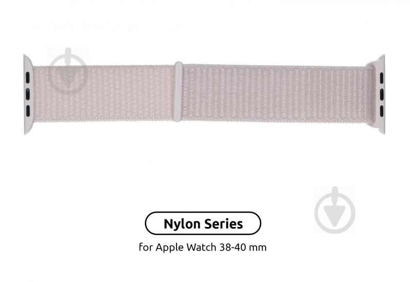 Ремешок Armorstandart Nylon Band для Apple Watch All Series 38/40 mm pink ARM55849 - фото 2