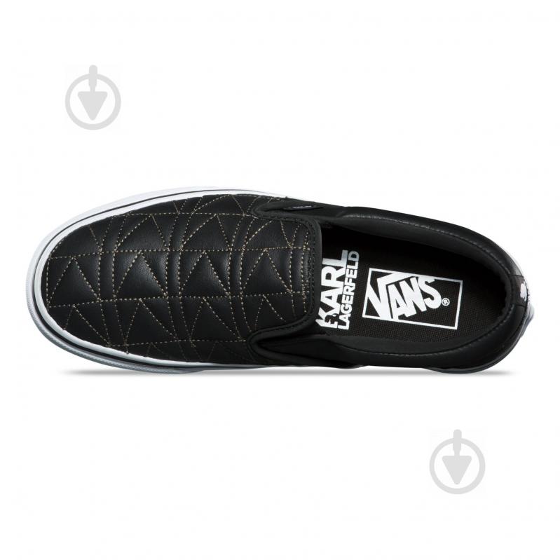 Кеды Vans UA CLASSIC SLIP-ON (KARL LAGER VA38F7OEI р.36,5 черный - фото 2