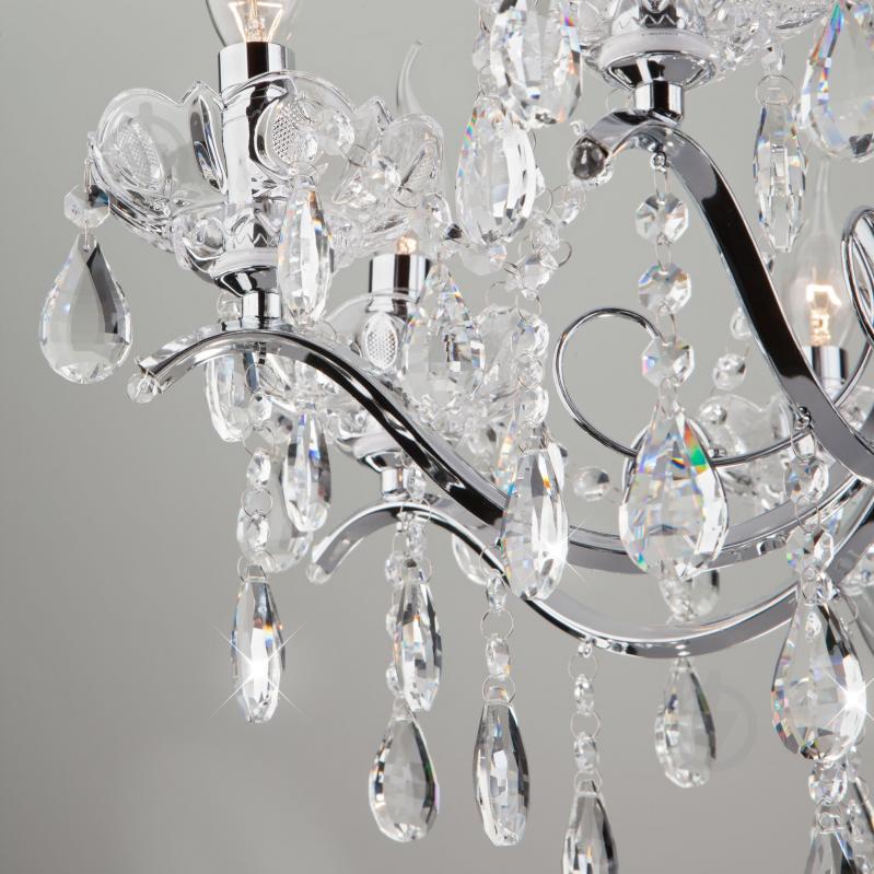 ВИТРИНА! Люстра подвесная Strotskis Cytisus 8x60 Вт E14 хром 3188/8 - фото 2