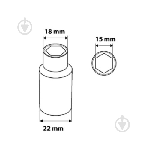 Головка NEO tools 3/8" длинная 15 мм 08-190 - фото 3 Головка NEO tools 3/8" длинная 15 мм 08-190 - фото 3