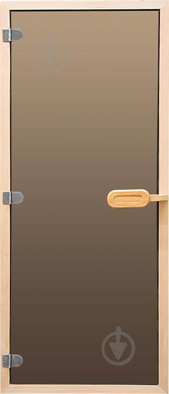 Двери для сауны 800x2000 мм полное остекление - фото 1