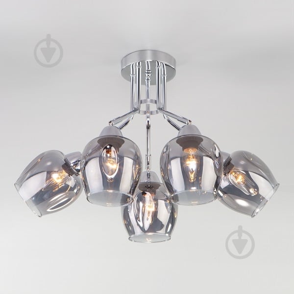 ВІТРИНА! Люстра стельова Strotskis Marci 5x40 Вт E27 хром 30164/5 - фото 2
