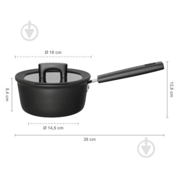 Ківш Fiskars Hard Face 2 л 1020874 - фото 2