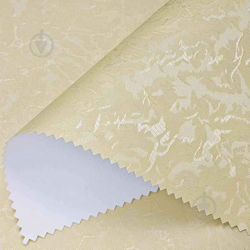 Ролета blackout мини Rollotex MIRACLE с фиксацией под наклон молочная 75x180 см - фото 1