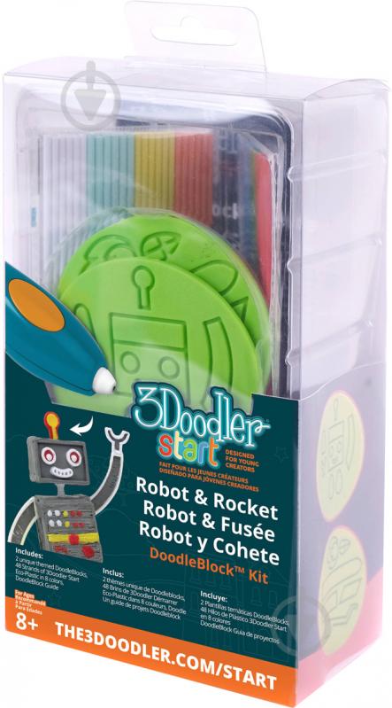 Набор аксессуаров для 3D-ручки 3Doodler Start Ракета 3DS-DBK-RO - фото 3