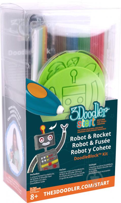 Набор аксессуаров для 3D-ручки 3Doodler Start Ракета 3DS-DBK-RO - фото 2