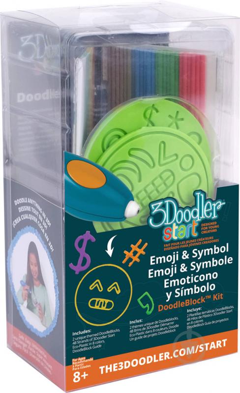 Набор аксессуаров для 3D-ручки 3Doodler Start Эмоджи 3DS-DBK-SY - фото 3