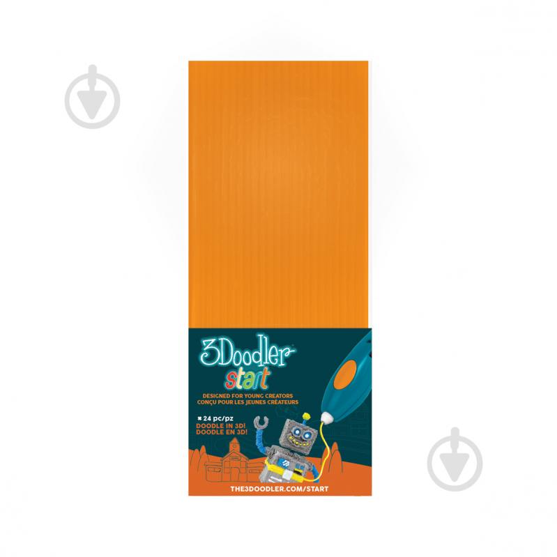 Набор стержней для 3D-ручки 3Doodler Start оранжевый 3DS-ECO06-ORANGE-24 - фото 1