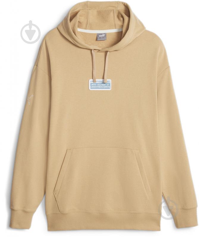 Джемпер Puma PL STATEMENT HOODIE 62101403 р.M бежевый - фото 1