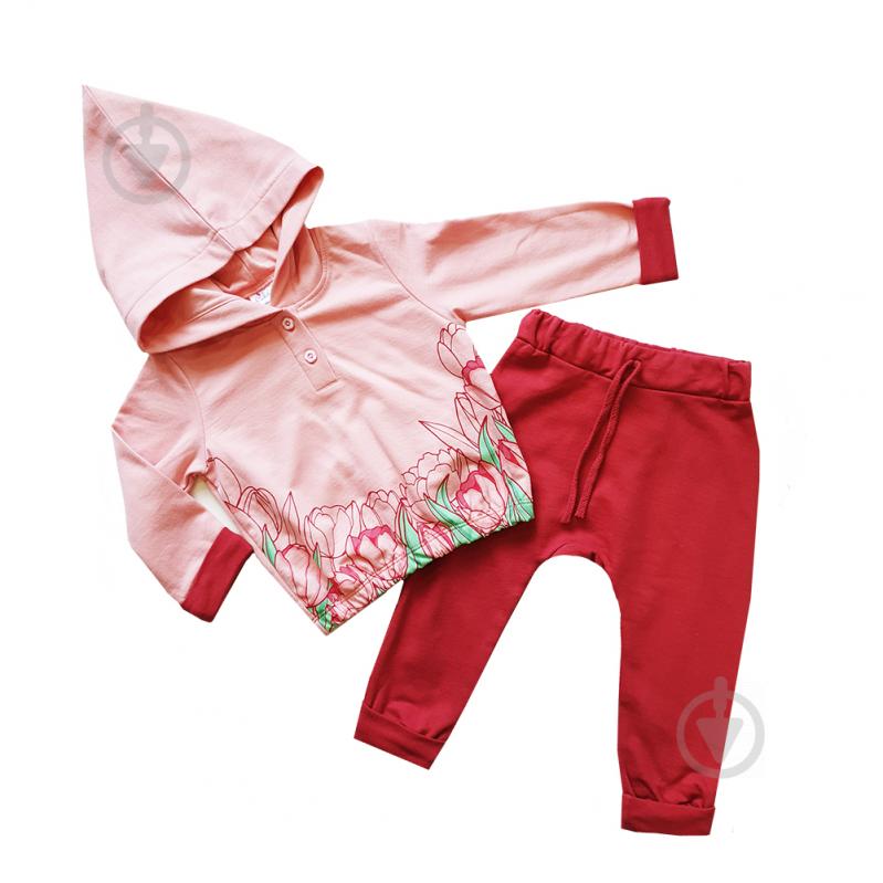 Комплект для девочек Colibri светло-розовый р.68 G7071 - фото 5