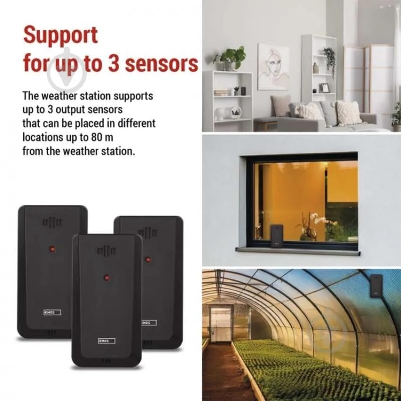 Метеостанция Emos E8614 беспроводная цифровая - фото 6