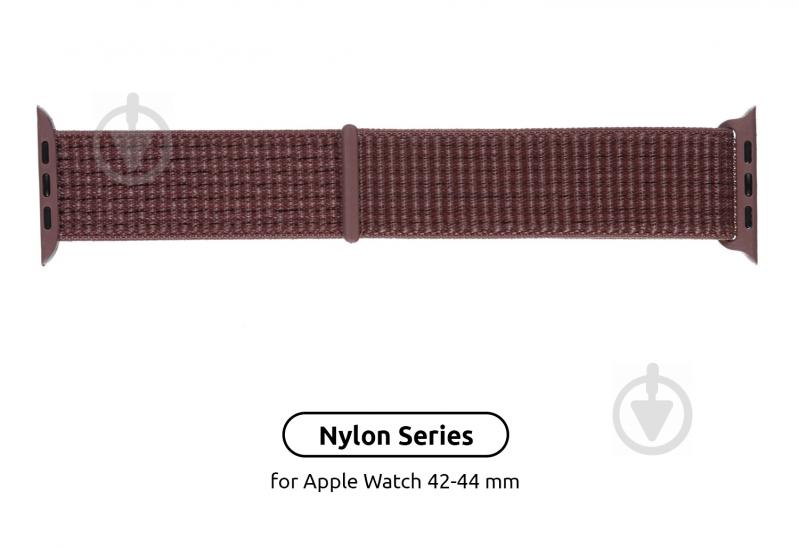 Ремінець Armorstandart Nylon Band для Apple Watch All Series 42/44 mm smoke purple ARM55855 - фото 1