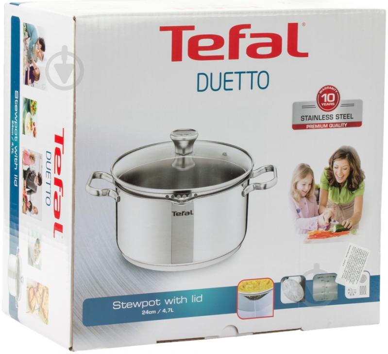 Кастрюля Duetto 4,7 л A70546 Tefal - фото 3