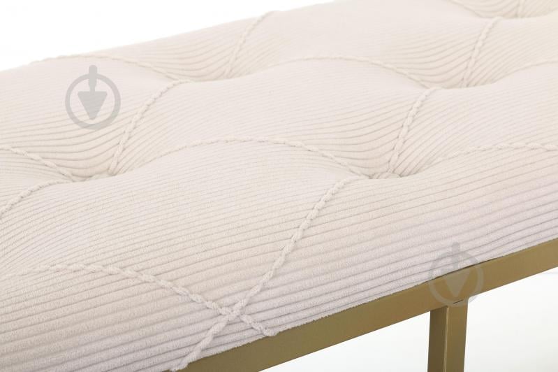 Банкетка Sensio La-Graf 107х36х34 мм бежевый/золотой (A-017) - фото 3 Банкетка Sensio La-Graf 107х36х34 мм бежевый/золотой (A-017) - фото 3