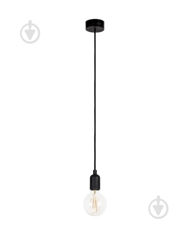 Подвес Nowodvorski Silicone 1x60 Вт E27 черный 6404 - фото 1