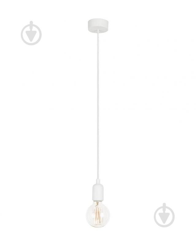 Подвес Nowodvorski Silicone 1x60 Вт E27 белый 6403 - фото 1