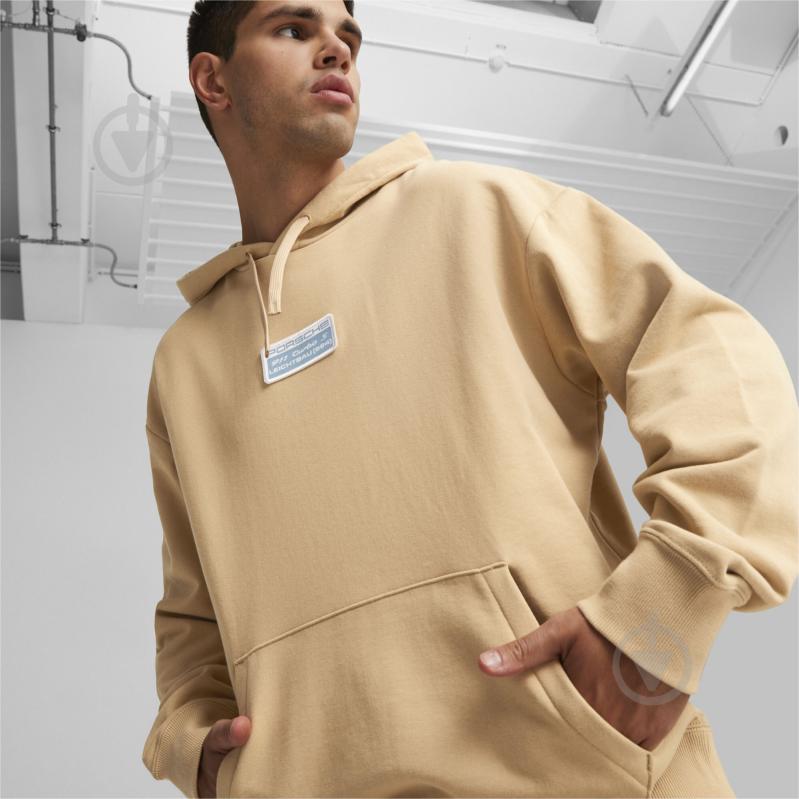 Джемпер Puma PL STATEMENT HOODIE 62101403 р.S бежевый - фото 4 Джемпер Puma PL STATEMENT HOODIE 62101403 р.S бежевый - фото 4