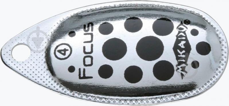 Блесна Mikado вращающаяся Focus № 5 11 г silver - фото 1