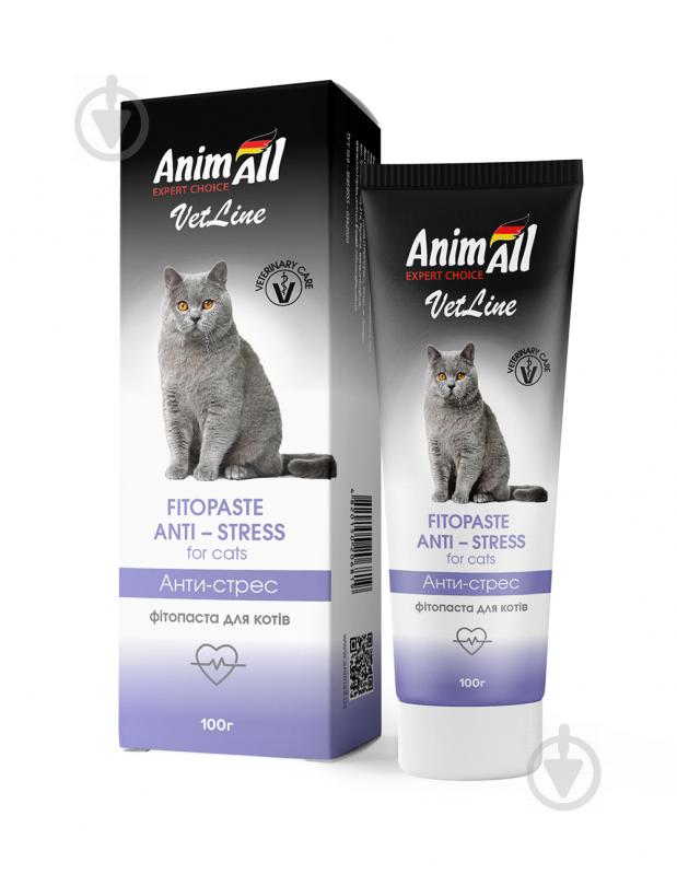 Фітопаста Animall Vetline Анти-стрес для котів 100 г - фото 1