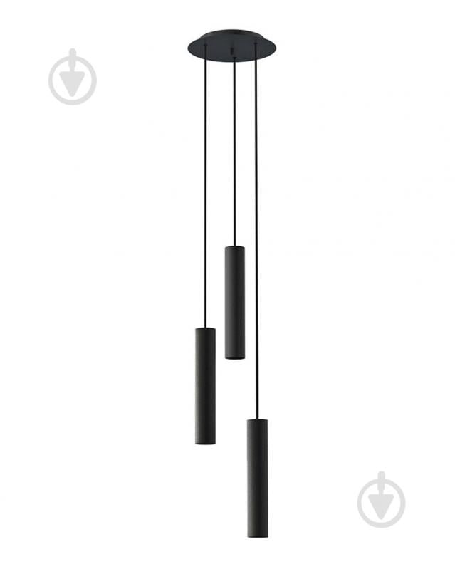 Подвес Nowodvorski Baton 3x10 Вт E27 черный 7856 - фото 3