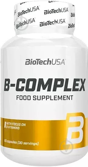 Вітаміни BioTechUSA B-complex BC60 60 шт./уп. - фото 1