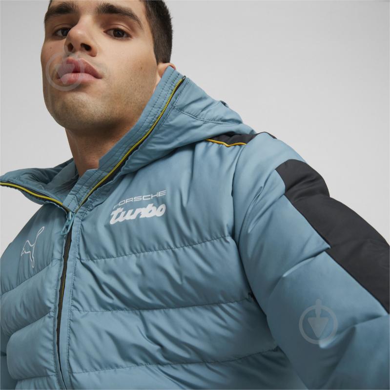 Куртка чоловіча зимова Puma PL ECO-LITE JACKET 62102202 р.S блакитна - фото 5