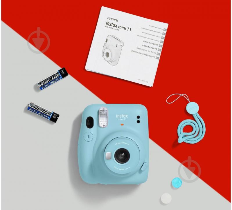 Камера-принтер Fujifilm Instax Mini 11 sky blue - фото 15