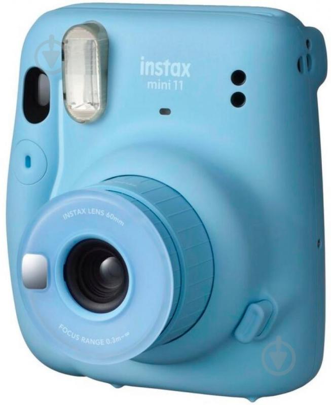 Камера-принтер Fujifilm Instax Mini 11 sky blue - фото 4
