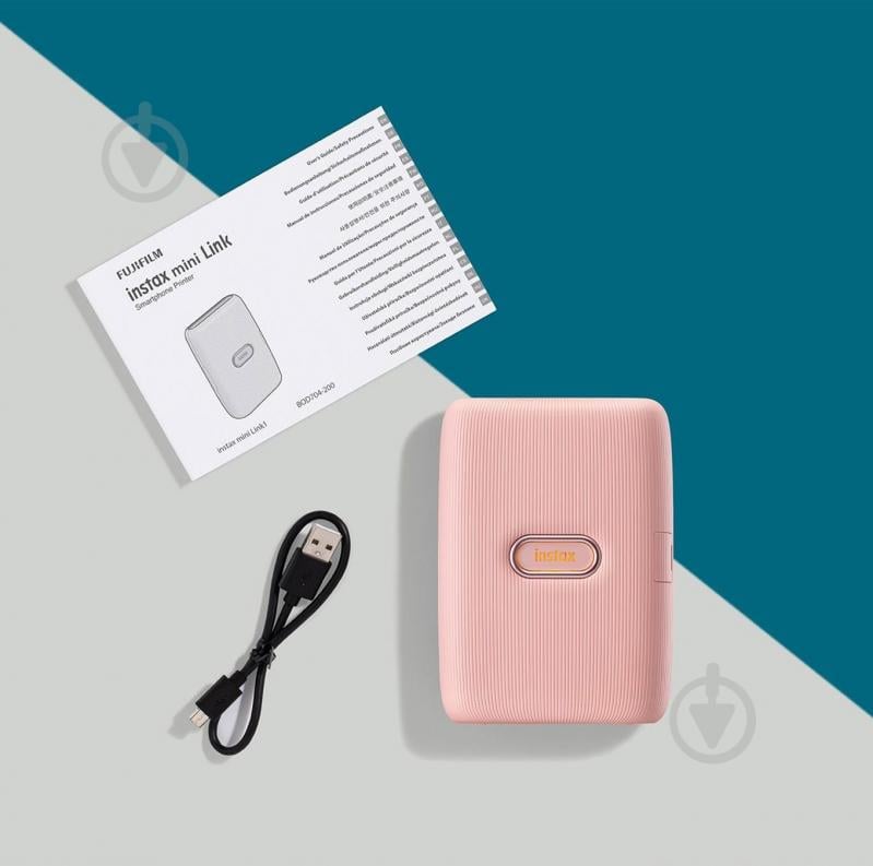 Портативний принтер Fujifilm Instax Mini Link Dusky Pink (16640670) - фото 13